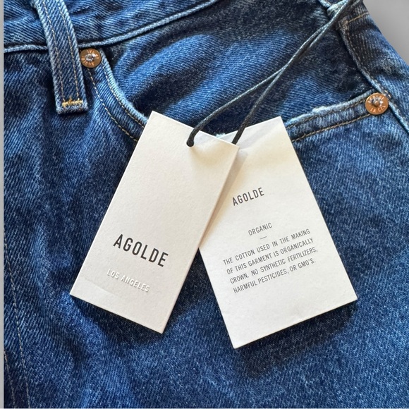 AGOLDE Hilla A-Line Maxi Long Denim Skirt - Pathway - Sz 26 NWT - Picture 12 of 13